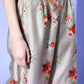 Ahalyaa Women Beige Colour Chanderi Digital Printed Kurta Palazzo Set | Swadesiicart