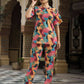 Women's Casual Fashionable Multi Muslin co-ord set - Rooh - Swadesiicart