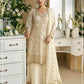 Anaita Off-white Embroderied Faux Georgette Stitched Plazzo Suit