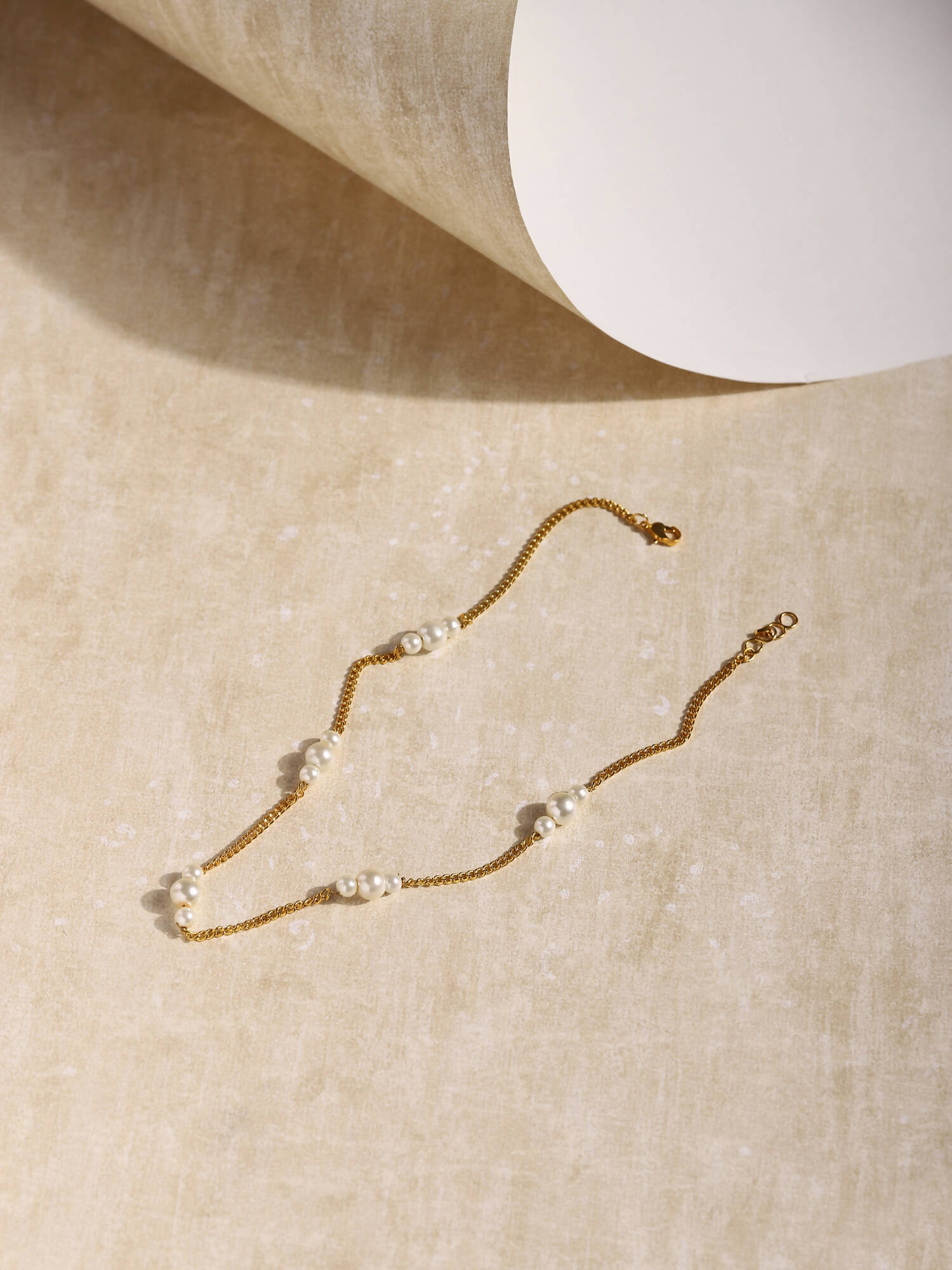 Pearl Neckpiece - Ruby Raang | Swadesiicart