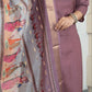 Lorenvalley Fashion Burgundy Roman Silk Hand Work Kurta Pant with Dupatta - Swadesiicart