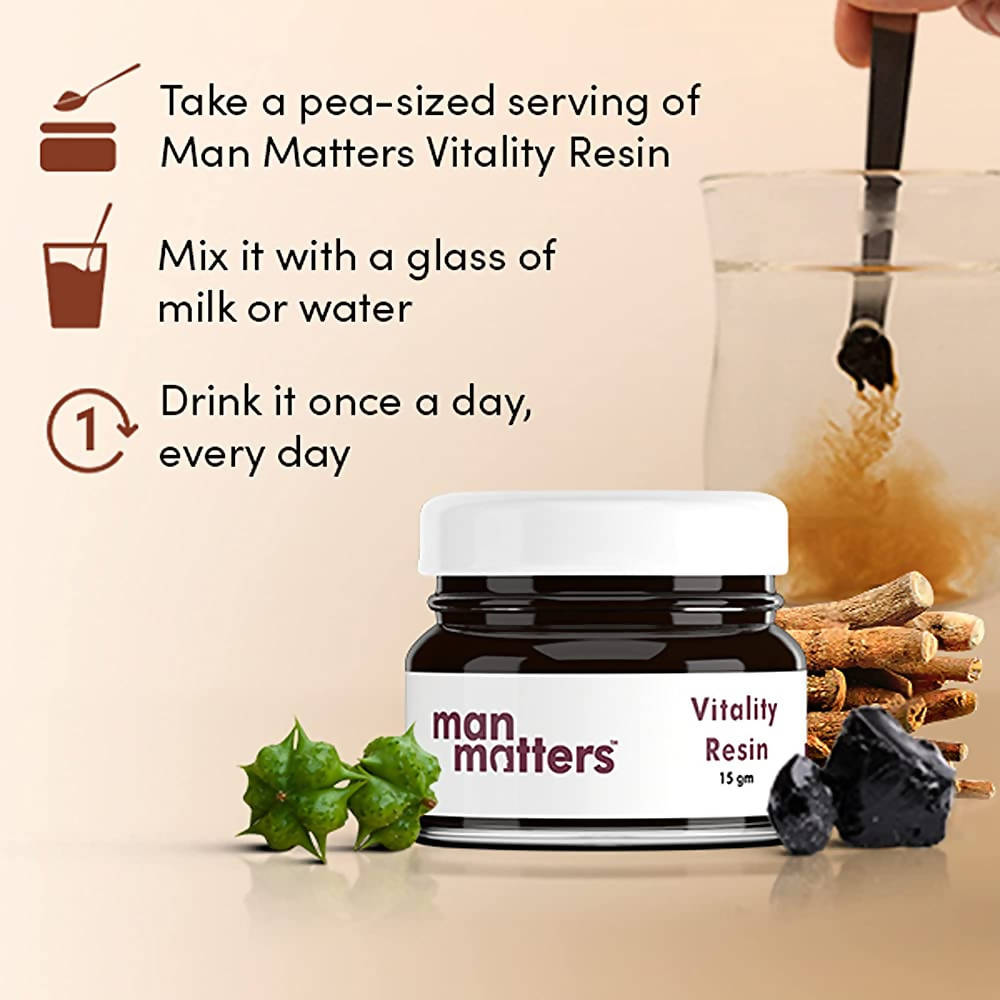 Man Matters Sj Vitality Resin For Men | Swadesiicart