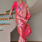 Vishnu Weaves Women's Pink Paithani Silk Zari Woven Saree with Blouse - Swadesiicart