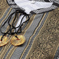 Ahalyaa Women Printed Ethnic Co-Ords - Black Color - Swadesiicart