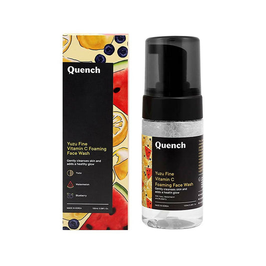 Quench Botanics Yuzu Fine Vitamin C Foaming Face Wash - Korean Skincare | Swadesiicart