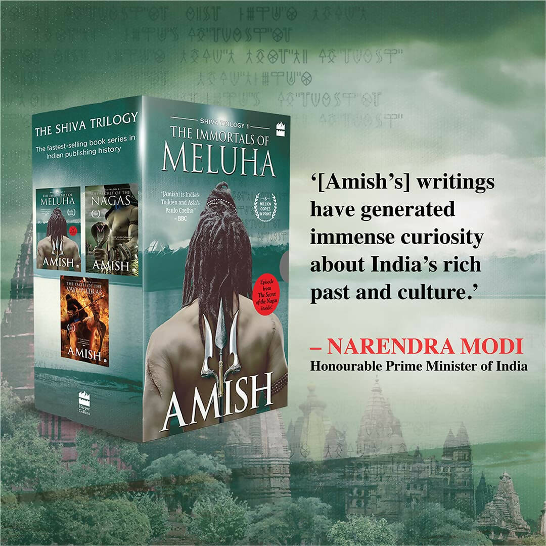 The Shiva Triology Boxset of 3 Books - The Immortals of Meluha by Amish Tripathi | Swadesiicart