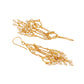 Nuyug 18k String of Pearls Gold Anti Tarnish Earrings | Swadesiicart