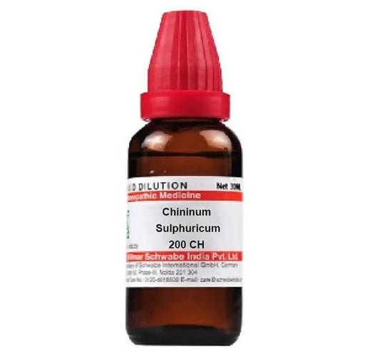 Dr. Willmar Schwabe India Chininum Sulphuricum Dilution | Swadesiicart