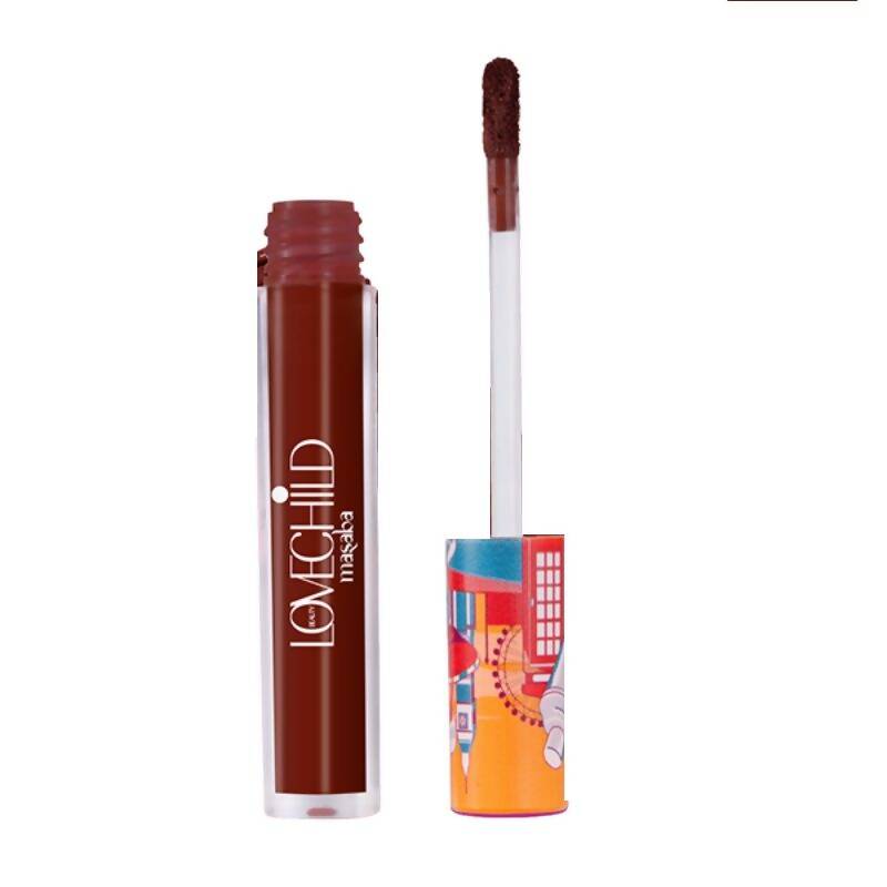 LoveChild By Masaba Gupta Mamma Mia Lush-Matte Lip Creme - Kapi Martini | Swadesiicart