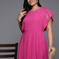 Ahalyaa Women's Traditional wear Ethnic Dress - Pink | Swadesiicart