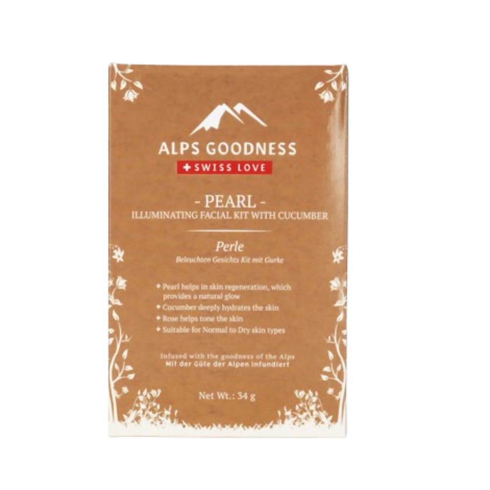 Alps Goodness Pearl Illuminating Facial Kit with Cucumber