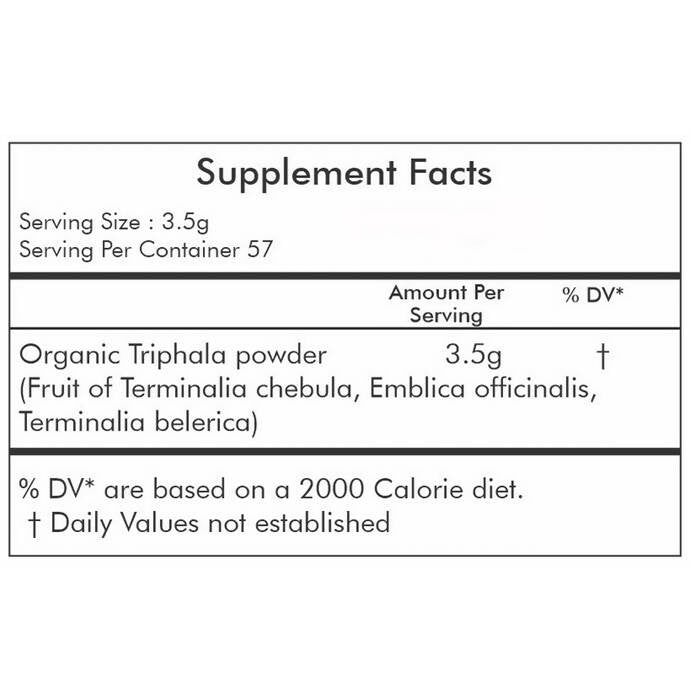 Naturz Ayurveda Organic Triphala Powder | Swadesiicart