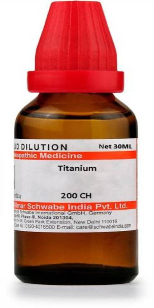 Dr. Willmar Schwabe India Titanium Dilution | Swadesiicart