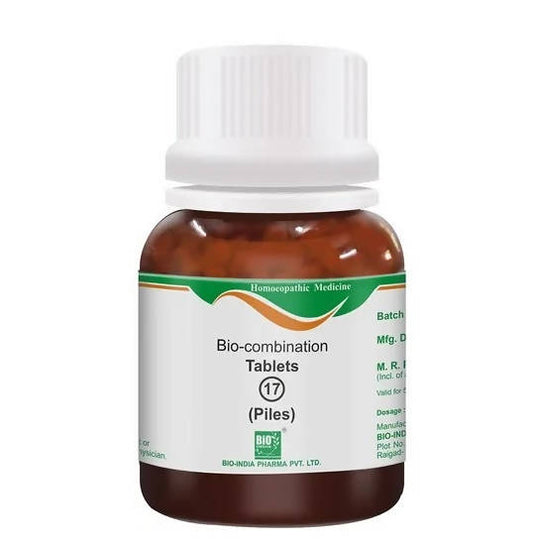 Bio India Homeopathy Bio-combination 17 Tablets | Swadesiicart