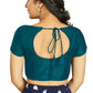 Aastha Fashion Women's Teal Art Silk Designer Festive Wear Readymade Blouse