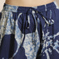 Breathables Women’S Loungewear Long Kurta Co-Ord Set Cotton Blue Floral Print