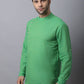 Even Apparels Green Pure Cotton Men's Kurta With Side Placket | Swadesiicart