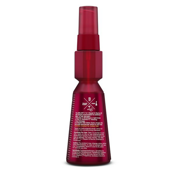 BBlunt 7 in 1 Repair & Revive Oil Hair Serum - Limited Time Offer - Swadesiicart