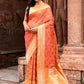 Joban Fashion Tangent Banarasi Katan Pure Handloom Banarasi Silk Saree | Swadesiicart