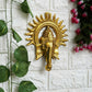 eCraftIndia Golden Lord Ganesha With Sun Decorative Metal Wall Hanging - Swadesiicart