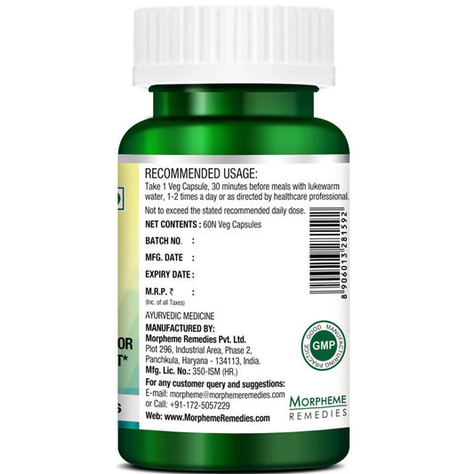 Morpheme Remedies Garcinia Green Tea Capsules | Swadesiicart