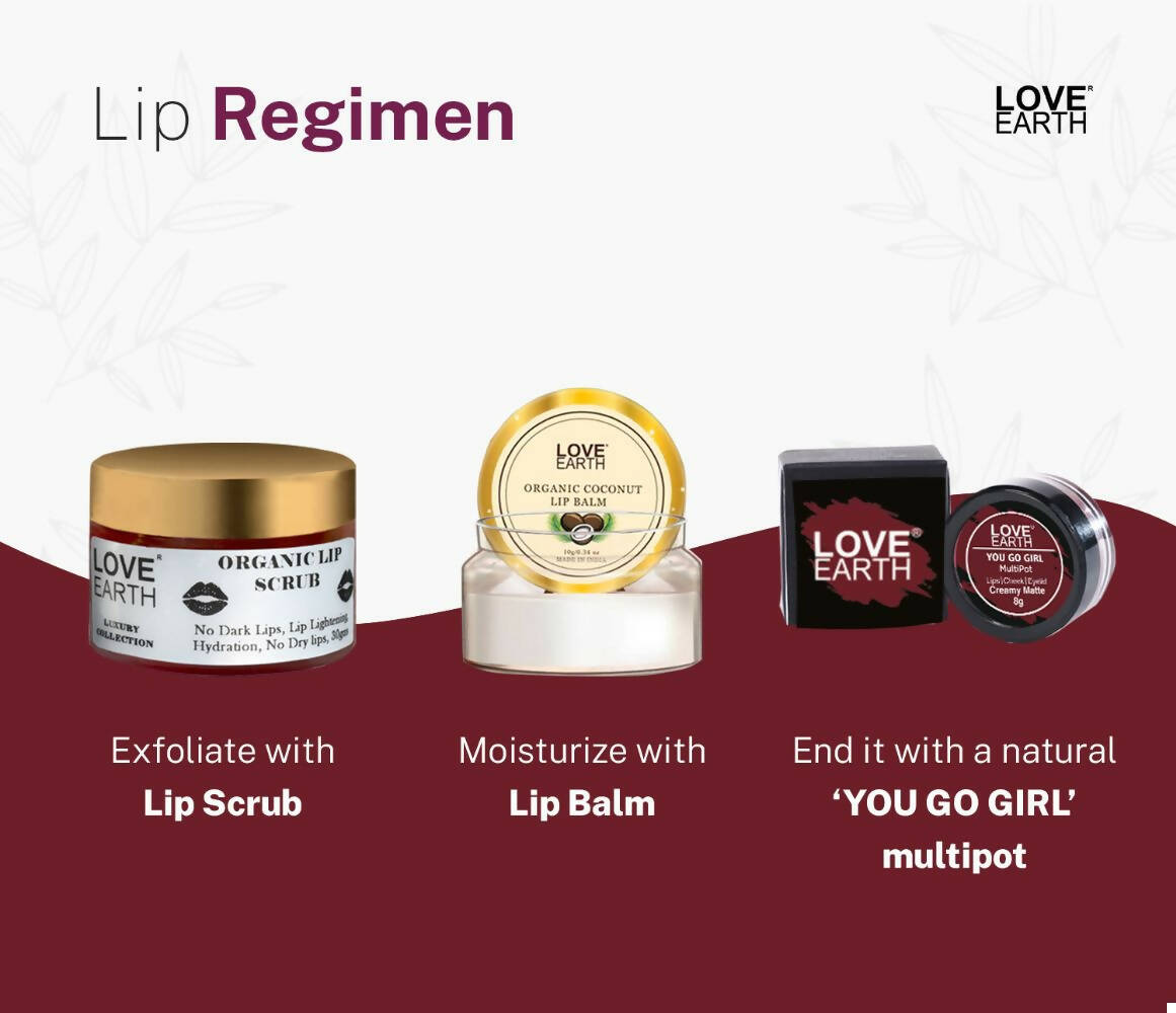Love Earth Lip Tint & Cheek Tint Multipot - You Go Girl - Swadesiicart