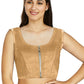 Aastha Fashion Women's Beige Art Silk Designer Traditional Readymade Blouse
