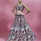 House of Panchhi Burgundy Net Sequinse Work Lehenga & Blouse with Dupatta | Swadesiicart