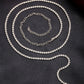NVR Women's Silver-Plated AD-Studded Kamarbandh Waist Chain | Swadesiicart