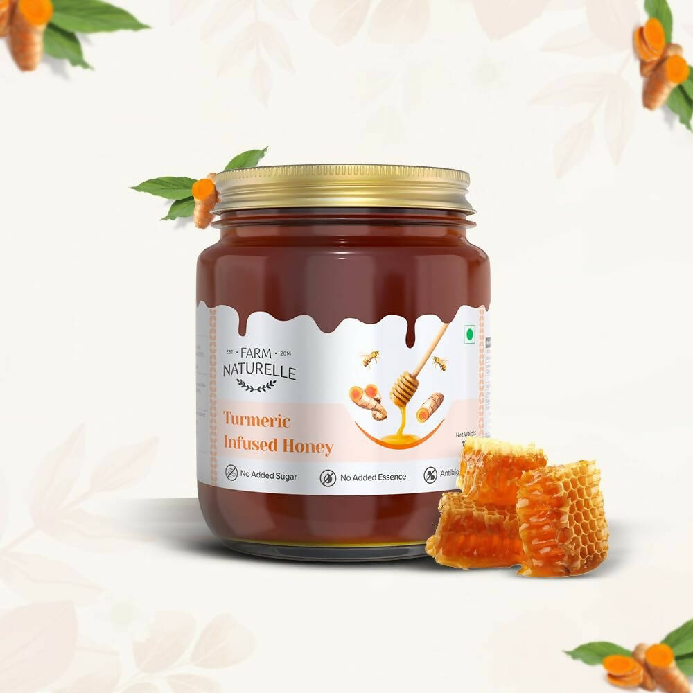 Farm Naturelle Turmeric Infused Honey - Swadesiicart