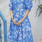 Aayaa Designer Printed One Piece Dress - Multi Color