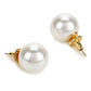 Oversized pearl Studs (18 mm)- Ruby Raang | Swadesiicart