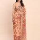 Shree Shyam Fashion Linen Cotton Orange Saree
