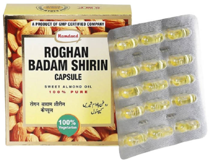 Hamdard Roghan Badam Shirin Capsules | Swadesiicart