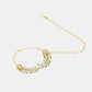 Ruby Raang 22k Gold Polished Kundan Maharani Nose Ring (Clip On) | Swadesiicart
