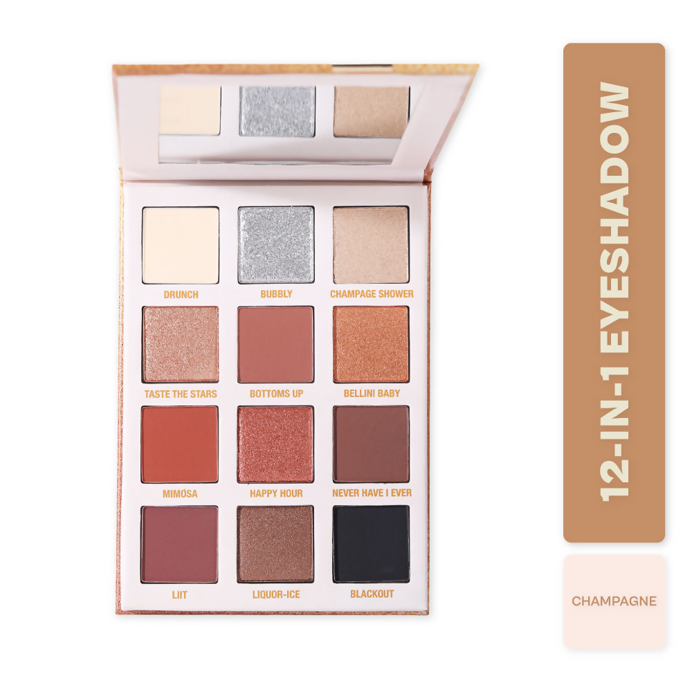 Typsy Beauty Pop Fizz Clink Champagne Eyeshadow Palette - Swadesiicart