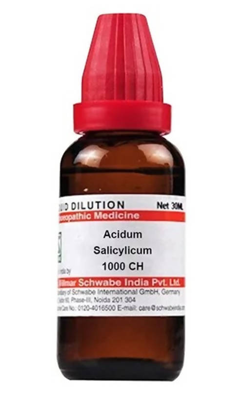 Dr. Willmar Schwabe India Acidum Salicylicum Dilution | Swadesiicart