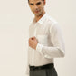 Ramraj Cotton Mens Full Sleeve White Shirt Plus Size - Minister Cotton | Swadesiicart