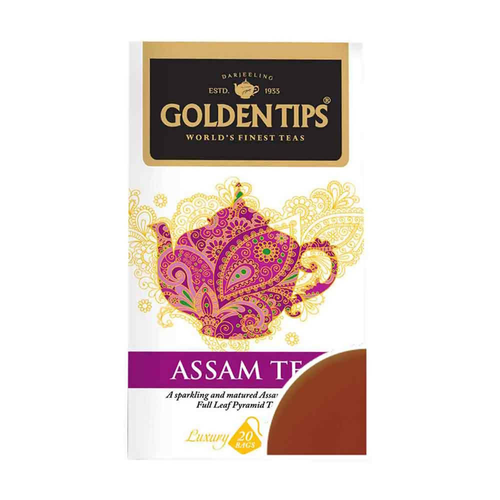 Golden Tips Full Leaf Pyramid - Tea Bags - Swadesiicart
