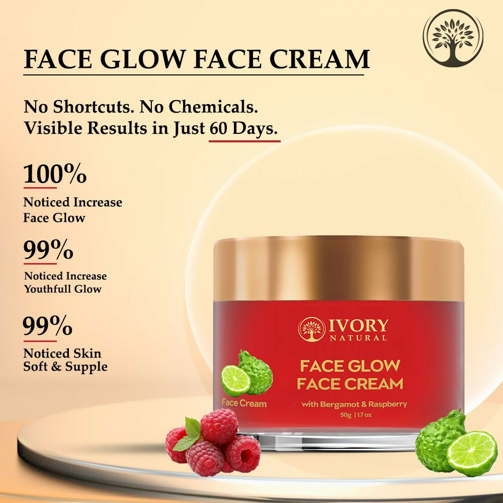Ivory Natural Face Glow Cream For Skin Glow With Moisture And Luminosity | Swadesiicart