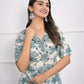 Festive Wear Ethnic Off White chanderi Stitched Suit With Dupatta - Anbazaar - Swadesiicart