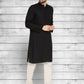 Even Apparels Pure Cotton Black Kurta - Black | Swadesiicart