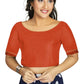Aastha Fashion Women's Orange Art Silk Designer Party Wear Readymade Blouse