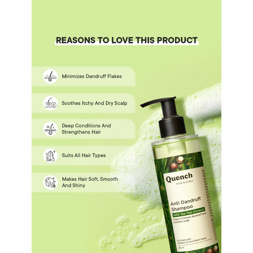 Quench Anti Dandruff Shampoo | Swadesiicart