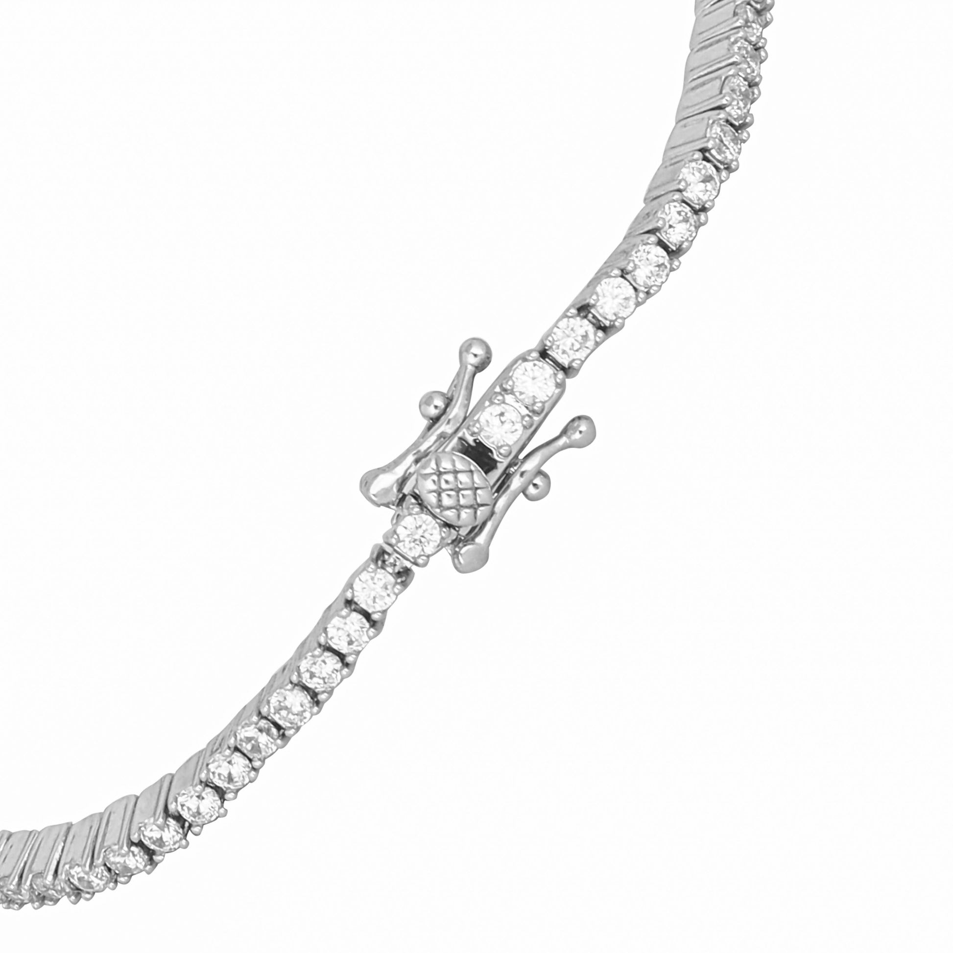 Nuyug Sparkle Anti Tarnish Diamond Bracelet | Swadesiicart