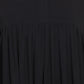 Bashariya Loose From Chest| Arabian Abaya With Gather and Smocky Sleeves - Black