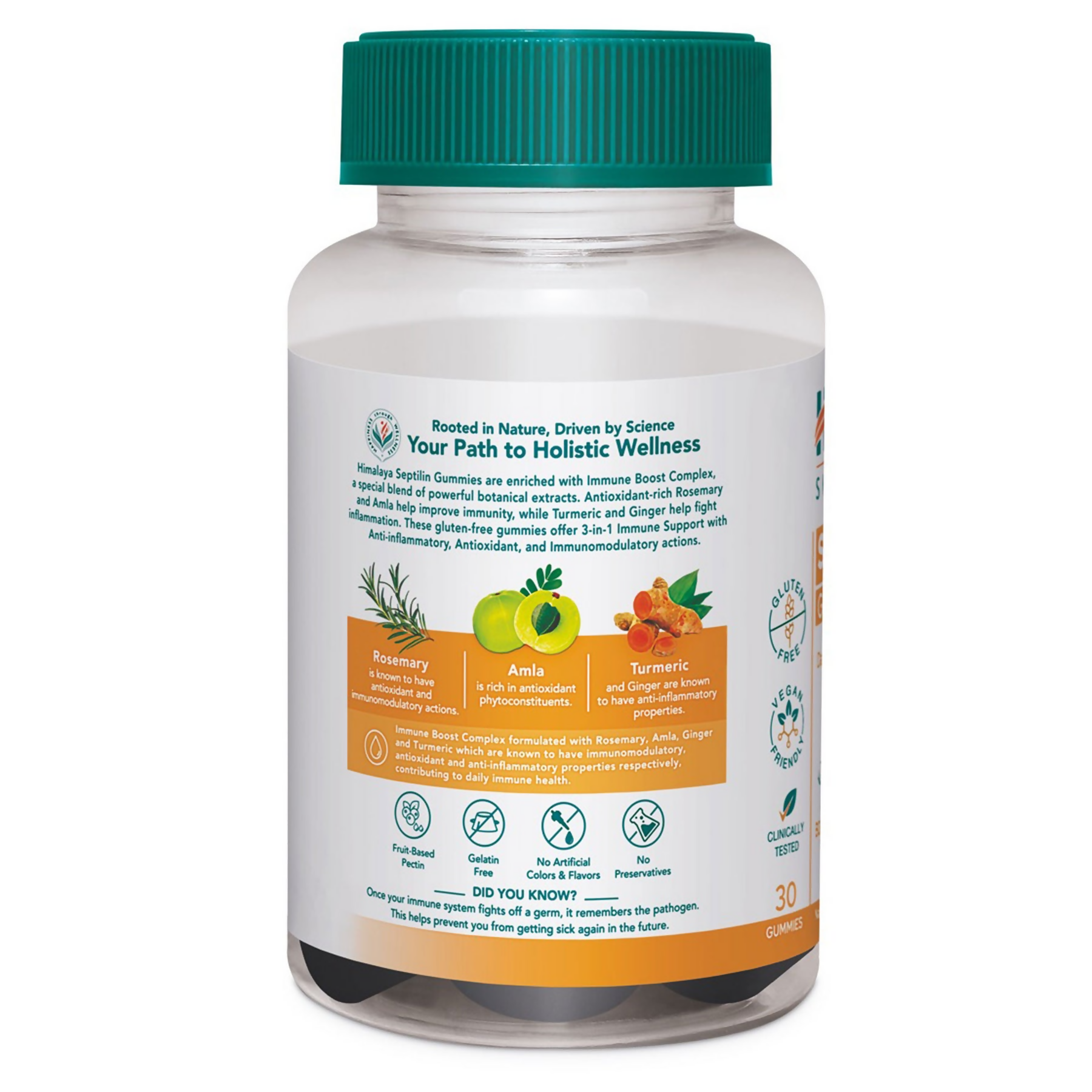 Himalaya Herbals Septilin Gummies For Daily Immune Support - Swadesiicart