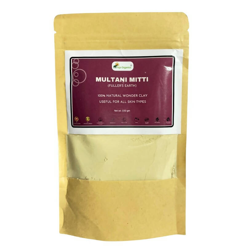 Teja Organics Multani Mitti Face Pack Powder - Swadesiicart