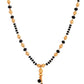 VOJ Gold-Polished Round Design Beaded Chain Mangalsutra - Swadesiicart