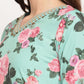 Ahalyaa Women Green Floral Printed Regular Kurta Churidar Set & With Dupatta | Swadesiicart